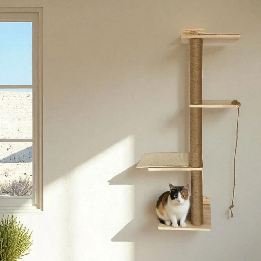 Althea Living - &Aacute;rbol Rascador para Gatos Salina, madera, yute y sisal, , large Imagen numero 4