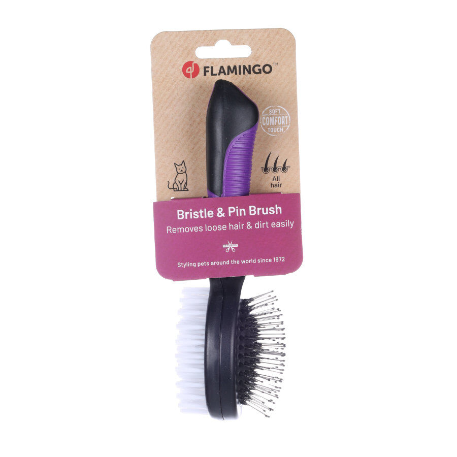 Flamingo Cepillo Doble con P&uacute;as para gatos, , large Imagen numero 2