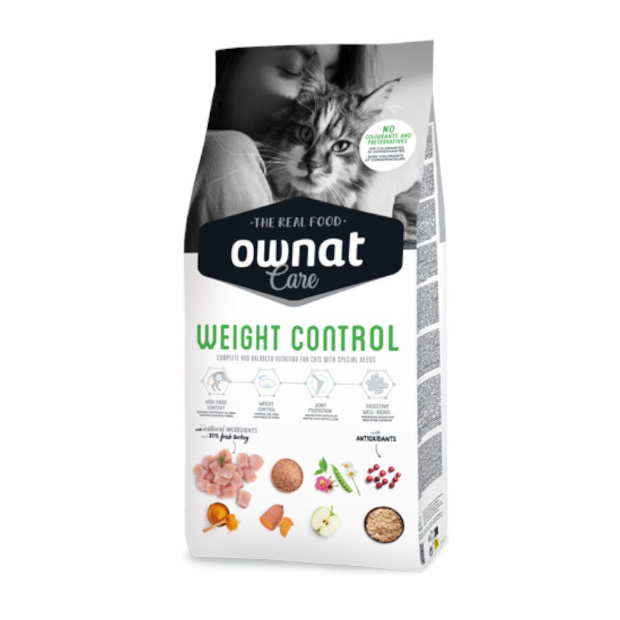 Ownat Care Weight Control Pienso Pavo para gatos