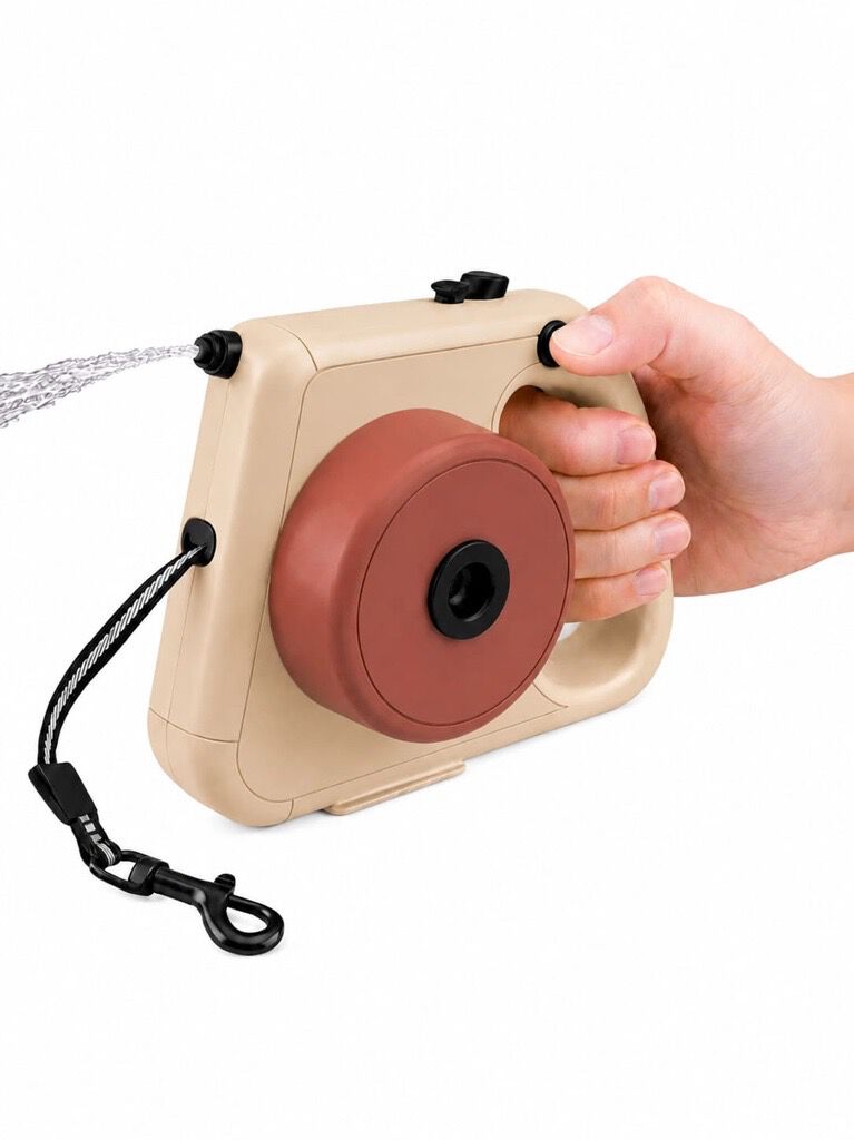 LOBOO Correa Extensible Perro 3 m con Dep&oacute;sito de Agua, Marr&oacute;n, , large Imagen numero 2