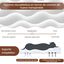 COSTWAY Cama Perros Grandes, Cama Ortop&eacute;dica para Perros con Soporte de Espuma Viscoel&aacute;stica, Colchoneta Impermeable para Perros con Funda Extra&iacute;ble, Colch&oacute;n Antideslizante para Perros (gris), , large indicador imagen numero 3