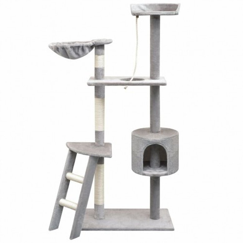 Rascador para gatos poste rascador de sisal color Gris, , large image number null