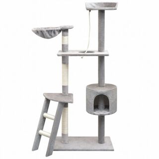 Rascador para gatos poste rascador de sisal color Gris
