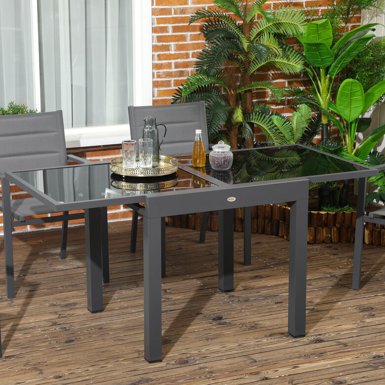 Outsunny Mesa De Jardín Extensible De Aluminio thumbnail