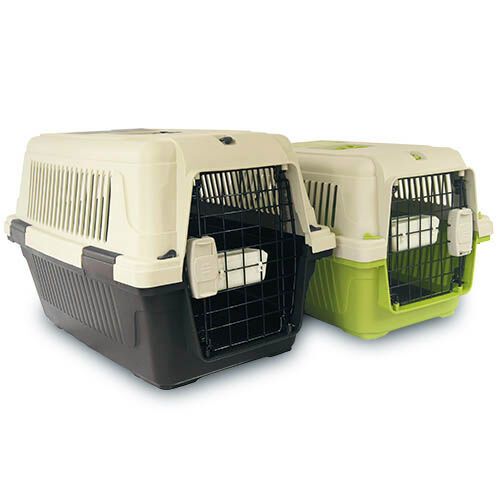 Transportin para perros IB&Aacute;&Ntilde;EZ DELUXE I IATA medidas 56x35x35 cm incluye bebedero / comedero, , large Imagen numero 1