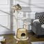 PawHut &aacute;rbol rascador de sisal madera natural para gatos, , large indicador imagen numero 2