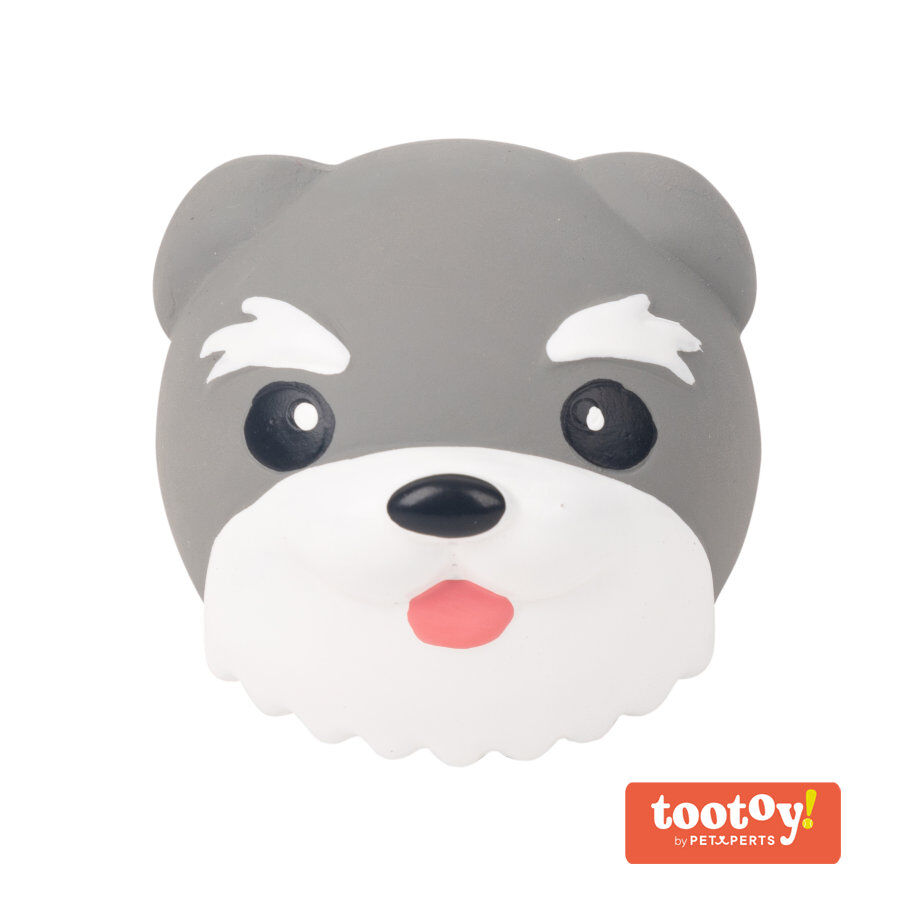 Tootoy! Chew Snauzer mordedor de látex con sonido para perros thumbnail
