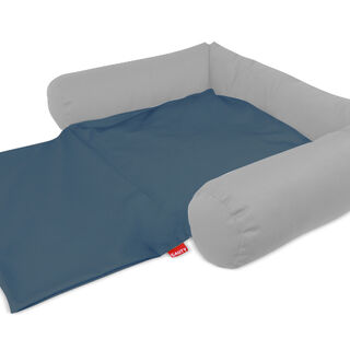 Gauty Cama Tela de sarga  Gris y azul para Perros y Gatos
