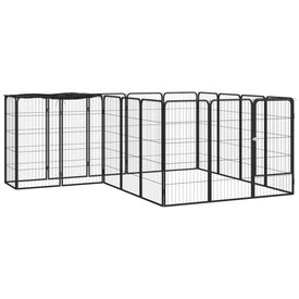 VidaXL Jaula con Reja Fina para perros