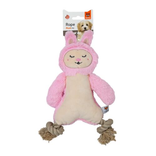 FOFOS | Peluche Conejo con Cuerda - Para Perro, , large Imagen numero 1