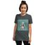 Mascochula camiseta mujer melasuda personalizada con tu mascota gris oscuro, , large indicador imagen numero 3