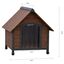 @pet Rustic Marrón Caseta para perros, , large indicador imagen numero 4