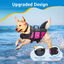 Nobleza - Chaleco Salvavidas para Perros con Aleta De TiburóN, Flotador Perro con Tiras Reflectantes, Chaleco de Natación para Perro con Asa y Alta Flotabilidad para Nadar, Surf, Navegar, Rosa(L), , large indicador imagen numero 4