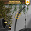 Outsunny Soporte Silla Colgante Negro, , large indicador imagen numero 4