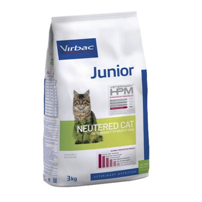 1.5 kg Virbac Junior Neutered HPM Pienso para gatos
