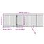vidaXL Puerta para perros plegable 3 paneles madera álamo blanca 300cm, , large indicador imagen numero 10