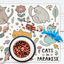 VINILIKO, alfombra de vinilo mascotas, Cats in Paradise 48x75 cm, , large indicador imagen numero 4