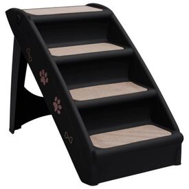 Escalera de acceso al sofá para perros color Negro