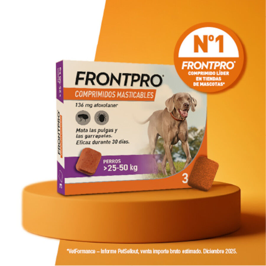 Frontpro Comprimidos Masticables Antiparasitario para perros, , large Imagen numero 10