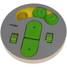 Juguete de inteligencia Face para perros color Gris y Verde