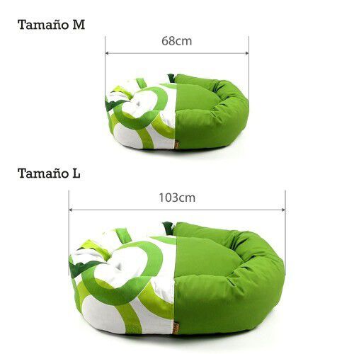 Cuna Donut Aros para perros color Verde, , large Imagen numero 3