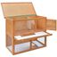 Conejera de exterior con puerta para conejos color Madera, , large indicador imagen numero 4