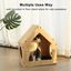 Fukumaru Casa de Pared para Gatos de Madera Natural 40&times;30&times;45,7 cm | T&uacute;nel con 3 Orificios 16 cm | Estilo Natural | Compatible con Wall Jungle, , large indicador imagen numero 3