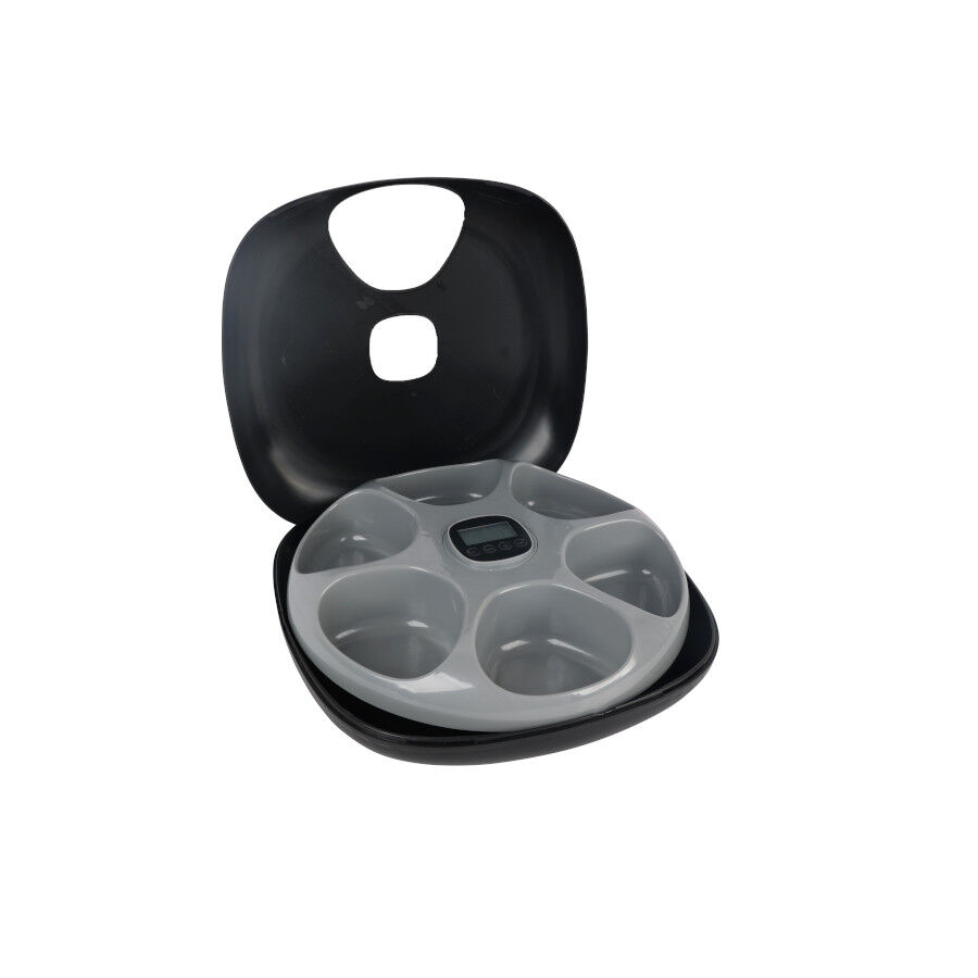 All For Paws Lifestyle Comedero Autom&aacute;tico Negro para perros y gatos, , large Imagen numero 3