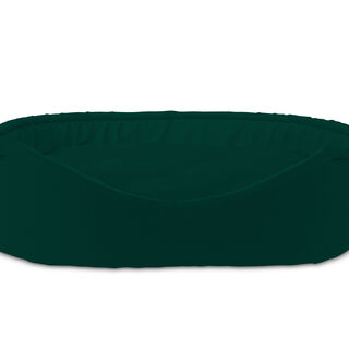 Gauty Cama Oval Tela de sarga - Verde para Perros y Gatos  