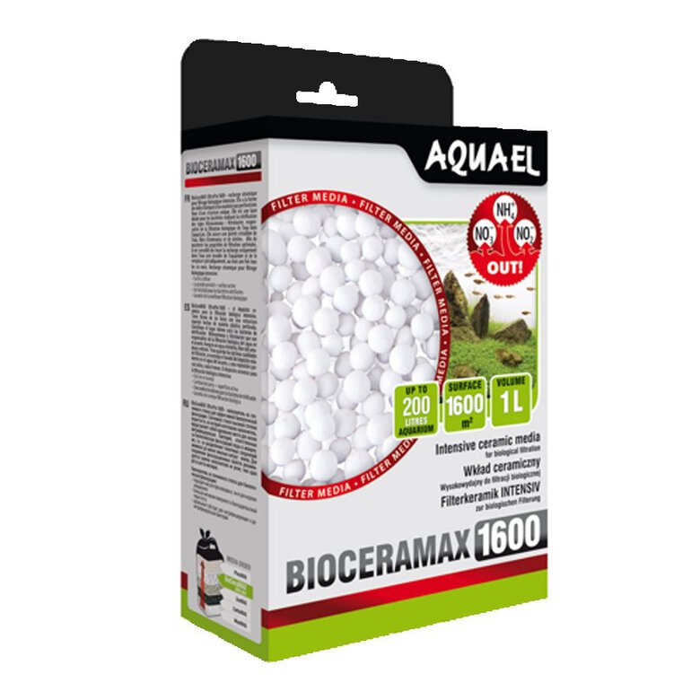 Aquael Bioceremax 1200 bolsa universal carga filtrante para acuarios , , large image number null
