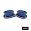 Gotoo Comedero Port&aacute;til Doble de Silicona Azul para perros, , large indicador imagen numero 2