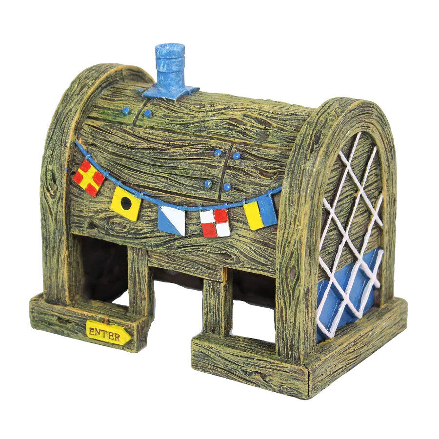 Penn-Plax adorno KrustyKrab de Bob Esponja para acuarios