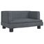 vidaXL Cama para perros de terciopelo gris oscuro 80x45x30 cm, , large indicador imagen numero 6