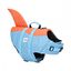 Chaleco salvavidas Mobiclinic para perros Arnés ajustable Anilla para correa Asa ligera Aleta decorativa Sharky XL, , large indicador imagen numero 1