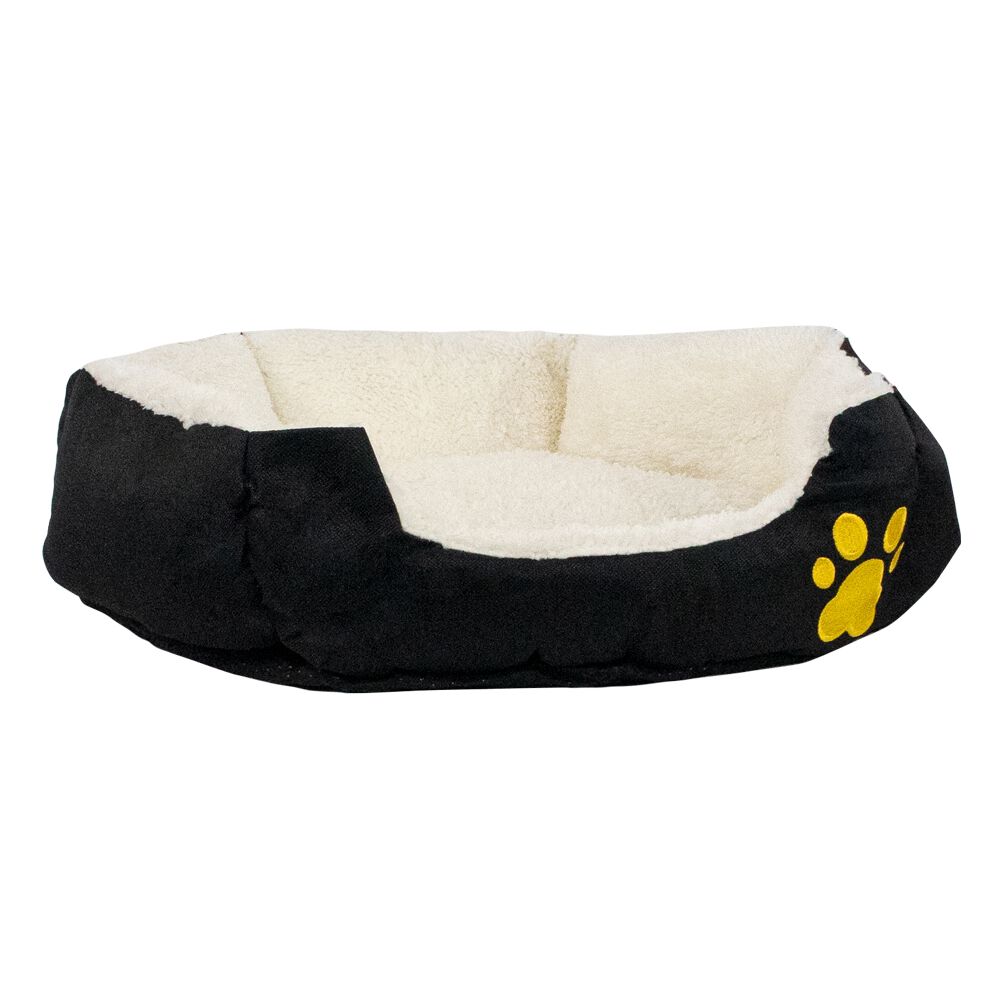 Mobiclinic Cama Pluto Negro y Beige para Perros