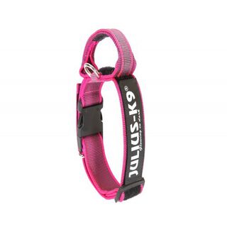 Collar con asa y doble cierre Julius K9 color Rosa