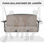 Outsunny Cojín para Columpio de 2 Piezas 130x45x5 cm Cojín para Balancín Cojín de Asiento y Respaldo Acolchado para Jardín Terraza Balcón Exterior Marrón, , large indicador imagen numero 4