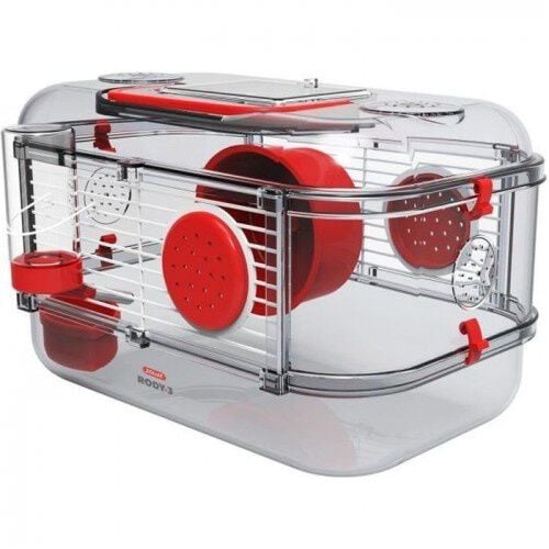 Zolux rody 3 jaula roja para roedores pequeños thumbnail