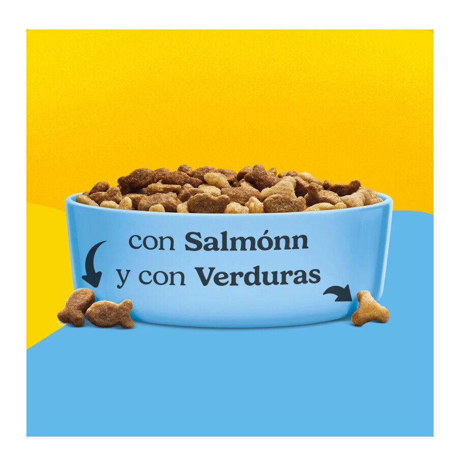 4 kg Purina Friskies Adult Pienso para gatos con salm&oacute;n y verduras, , large Imagen numero 4