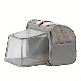 Fukumaru Mochila de Viaje Extensible para Mascotas &ndash; Transport&iacute;n Apto para Avi&oacute;n, C&oacute;modo, Plegable y Transpirable