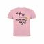 Camiseta niña "Mi perro es mi príncipe" color Rosa, , large indicador imagen numero 1
