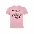 Camiseta niña "Mi perro es mi príncipe" color Rosa, , large image number null