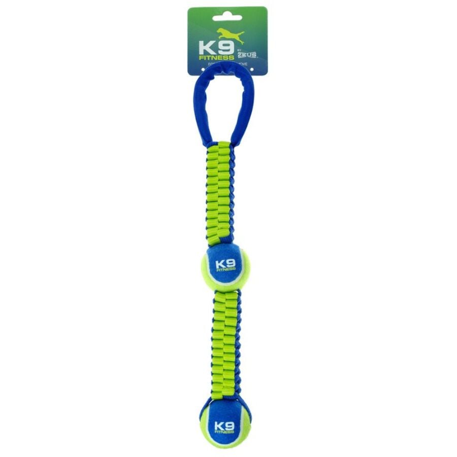 Zeus Juguete doble pelota con cuerda para perros thumbnail