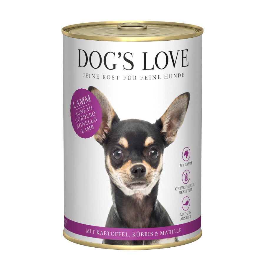 400 g Dog's Love Adulto Cordero lata para perros, , large Imagen numero 1