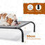 Nobleza Cama Elevada Perro Mediano, Cama Refrescante Perro, Cama de Mascotas Transpirable para Exterior Interior Jardín Terraza, Cama Perro Robusto Lavable, Gris, M, 105x80x20CM, , large indicador imagen numero 3
