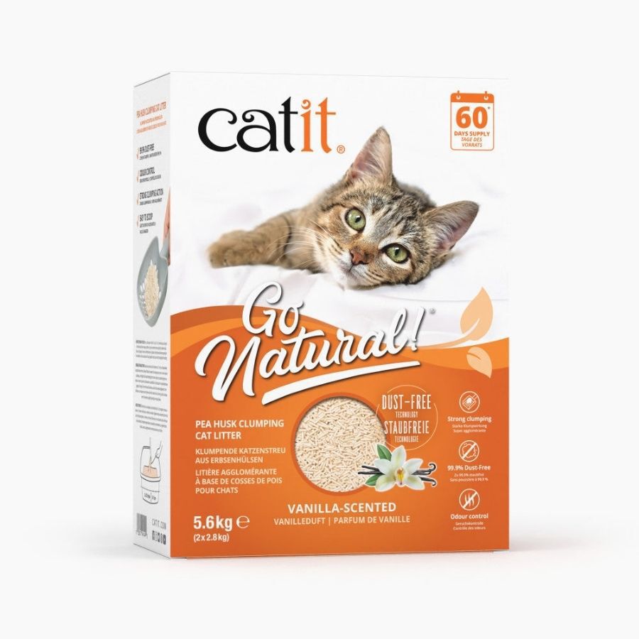 Catit Arena Aglomerante Go Natural con Aroma a vainilla para Gatos, , large Imagen numero 1