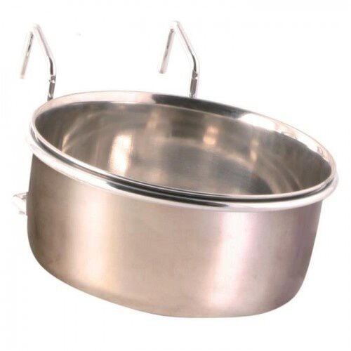 Trixie Cuenco de Acero Inoxidable para loros y periquitos