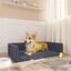 Vidaxl cama de maletero gris oscuro para perros, , large indicador imagen numero 5