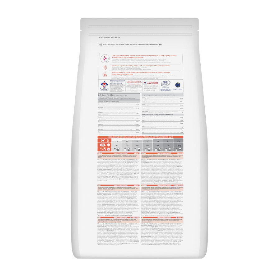 2.5 kg Hill's Science Plan Perfect Digestion Adult Medium Pollo pienso para perros, , large Imagen numero 8