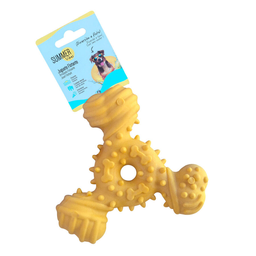 Summer Vibes Mordedor flotante con forma de tr&eacute;bol para perros, , large Imagen numero 3